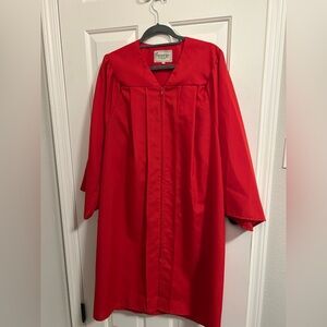 Red Ceremonial Graduation Gown size 45